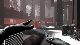 Synapse review; hands and a gun in a vr world
