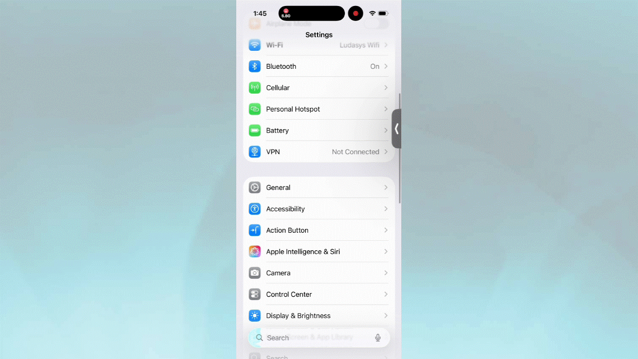 Keep audio in headphones