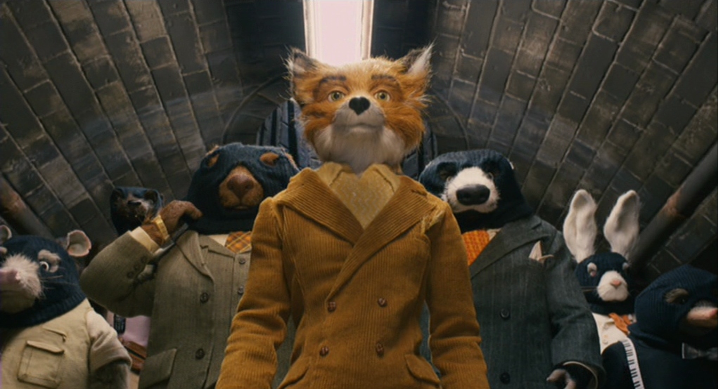 A fox puppet and other animals