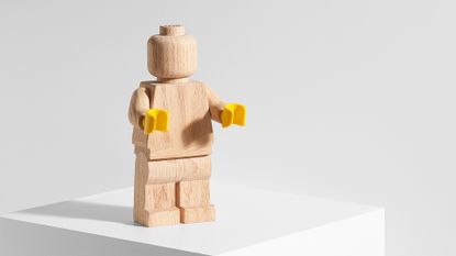 Lego wooden minifig