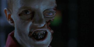 A half-eaten zombie in Resident Evil