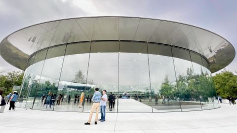 Apple Event 2023 at Apple Park exterior building