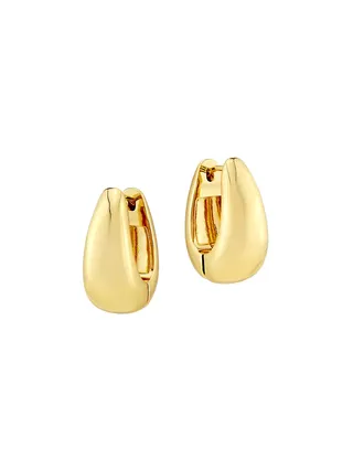 Odyssey 14k-Gold-Plated Hoop Earrings