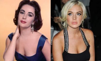 The troubled star will step into some very big shoes if she plays Elizabeth Taylor in a proposed Lifetime project.