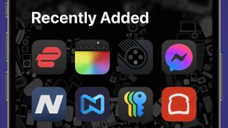 Sample app icons using forced dark mode in iOS 18 beta 3