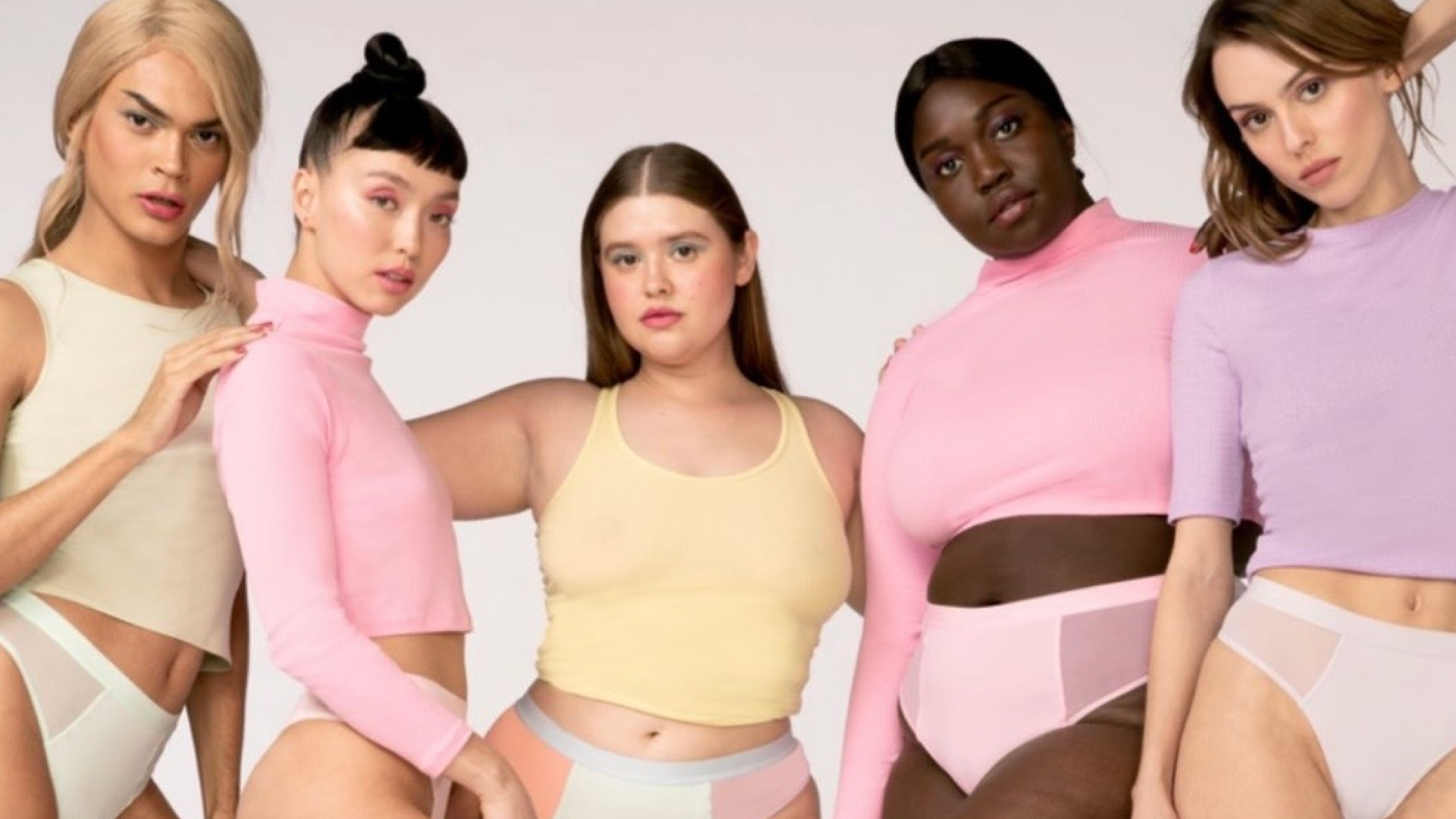 models wearing parade underwear