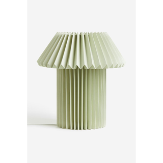 Green paper table lamp