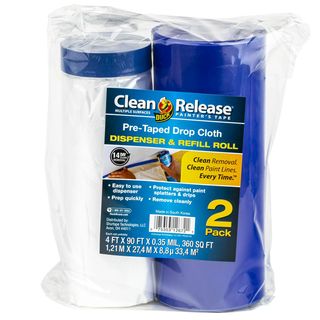 Duck Clean Release Pre-Taped Drop Cloths