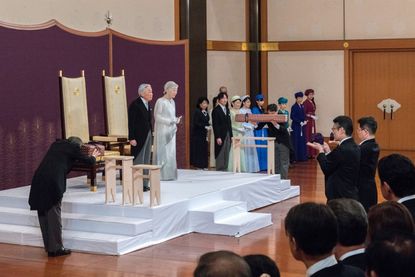 Emperor Akihito abdication ceremony. 