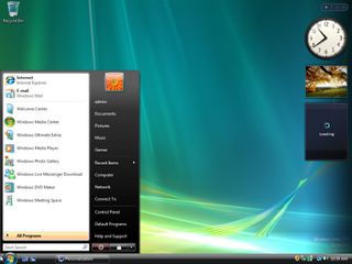 Windows Vista Start menu