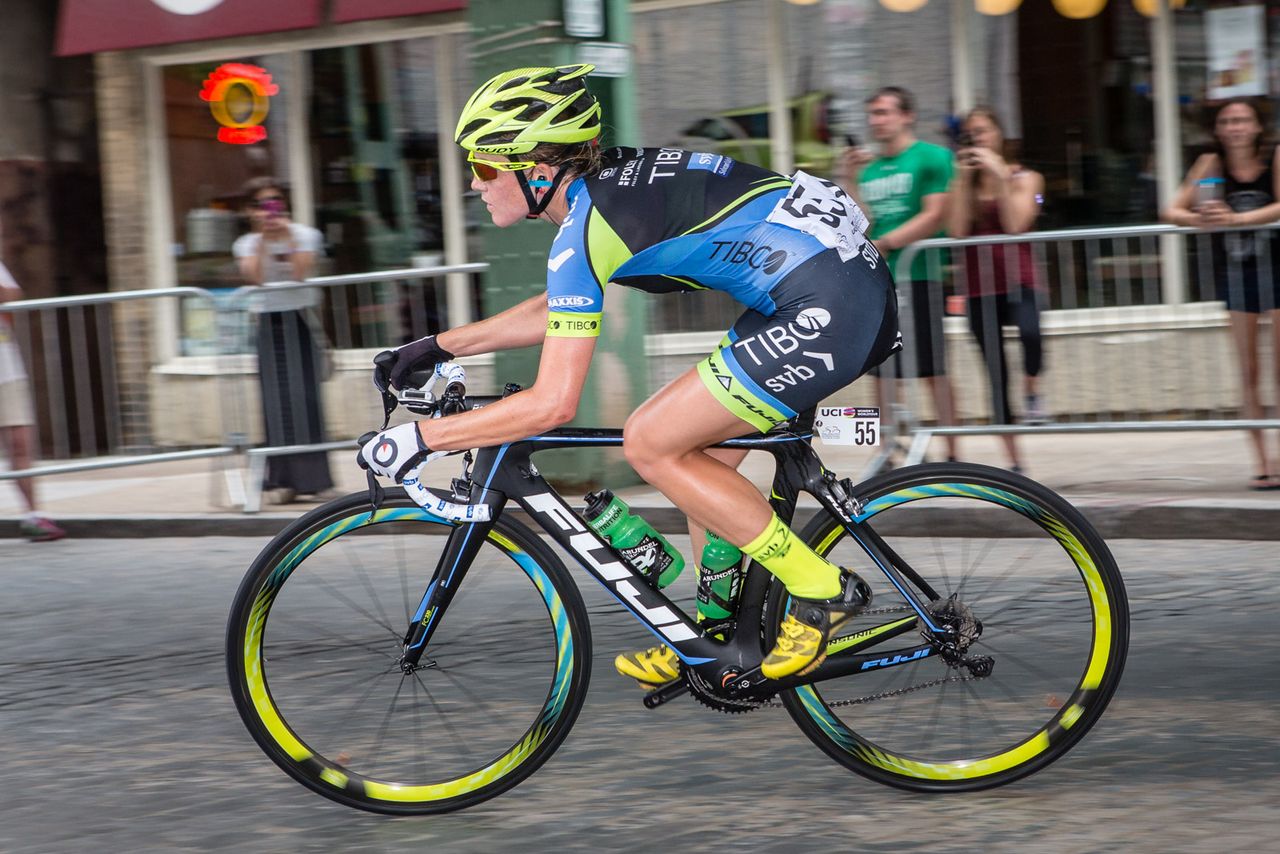 Lauren Stephens (TIBCO) on the way to The Wall