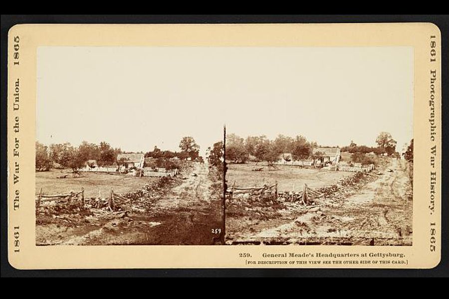 General Meade&#039;s Headquarters at Gettysburg