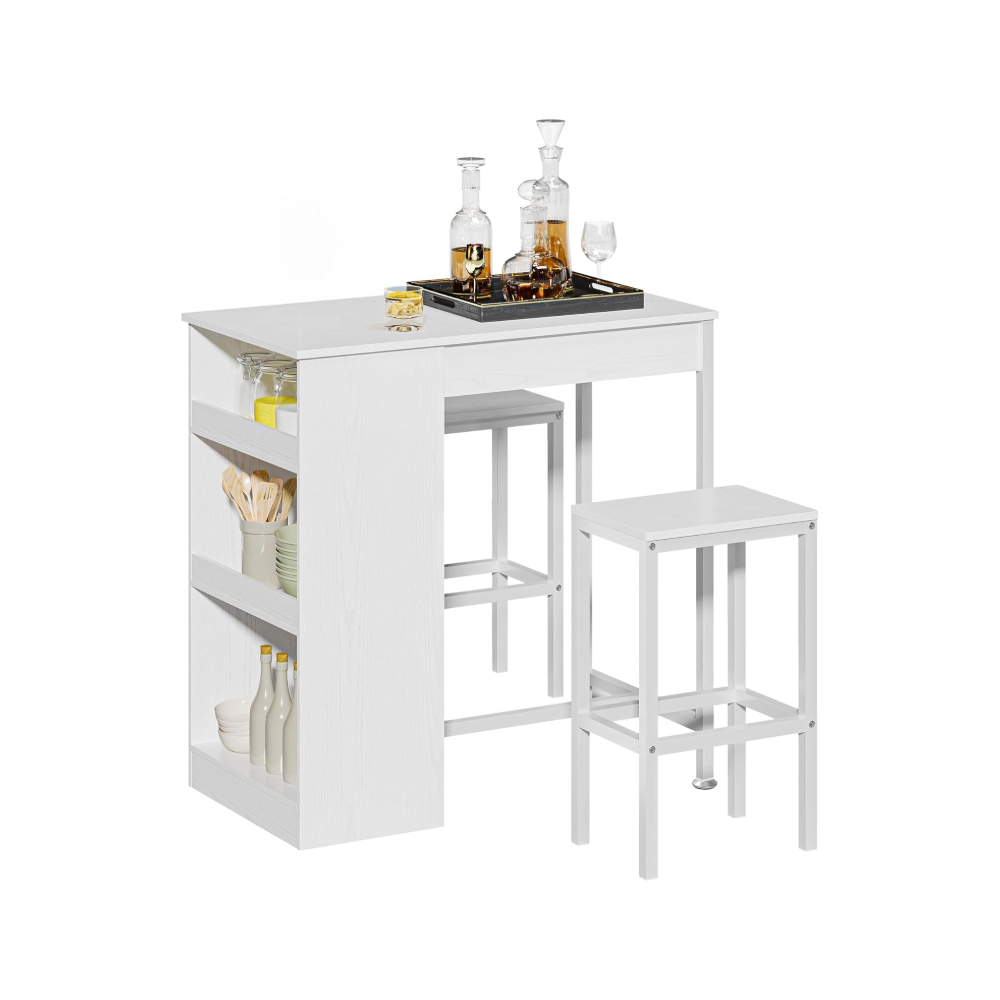 Breakfast Bar Table and Stools Set