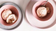 Turkish Delight and rose ice cream