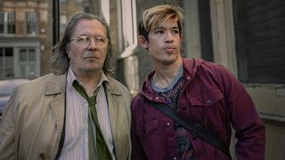 Gary Oldman and Christopher Chung in 'Slow Horses'
