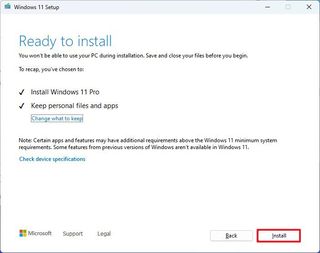 Windows 11 upgrade from MCT