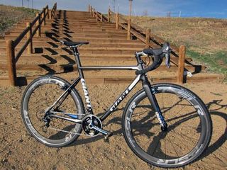 Giant’s TCX Advanced SL in stock form with Giant's P-SLR1 Aero wheels and TRP EuroX Mag brakes