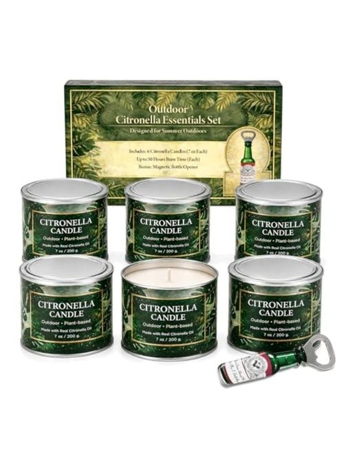 Citronella Candles (Set of 6)