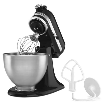 Kitchenaid Classic Series 4.5-Quart Tilt-Head Stand Mixer, Onyx Black, K45ssob