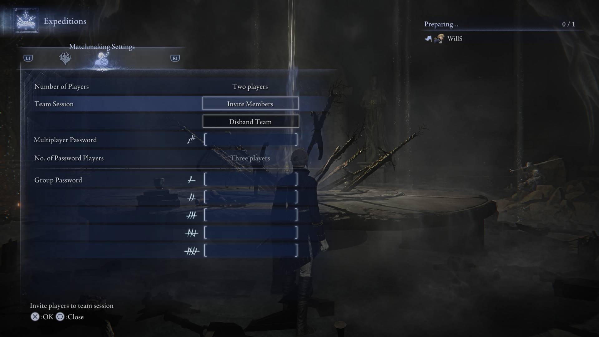 Elden Ring Nightreign multiplayer invite friends option