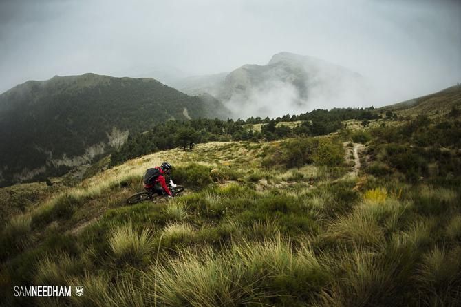 A rider in the Trans Provence