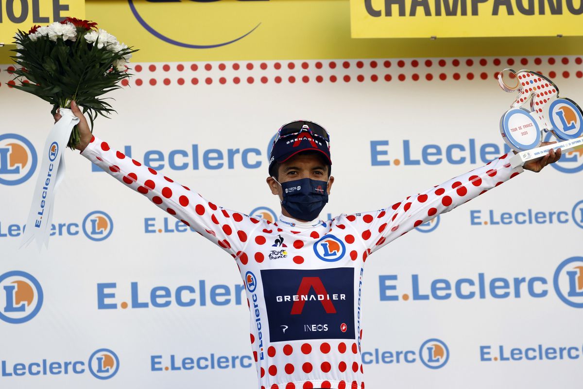 Tour de France 2020 - 107th Edition - 19th stage Bourg-en-Bresse - Champagnole 166,5 KM - 18/09/2020 - Richard Carapaz (ECU - Team Ineos) - photo POOL/BettiniPhoto&Acirc;&copy;2020