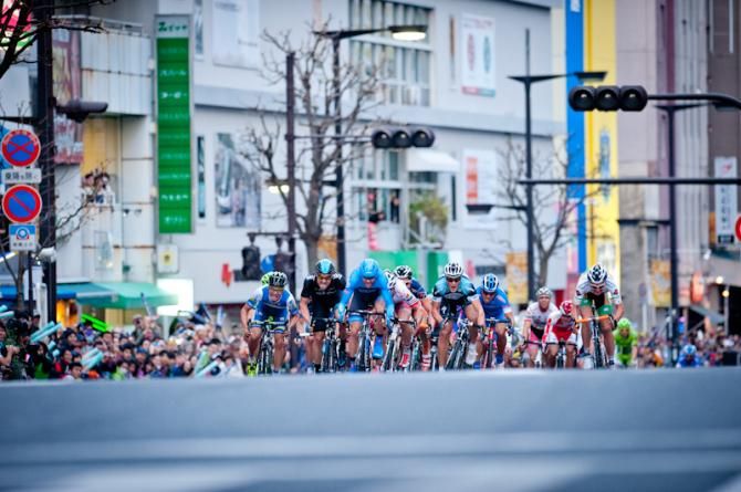 Steele Von Hoff (Garmin - Sharp) heads to the finish line