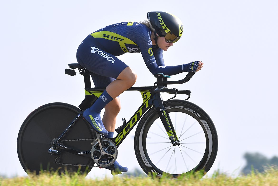 Georgia Williams at the Boels Ladies Tour