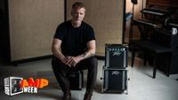 Josh Homme of Queens of the Stone Age with his signature Peavey Decade Too combo amp