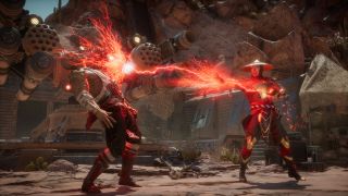 Mortal Kombat 11 Raiden red lightning fight