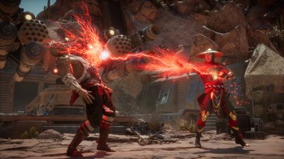 Mortal Kombat 11 Raiden red lightning fight