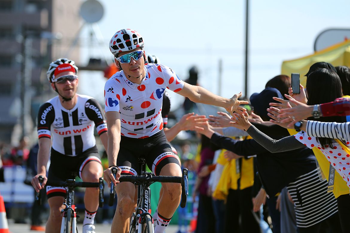 Warren Barguil at the Saitama Criterium.