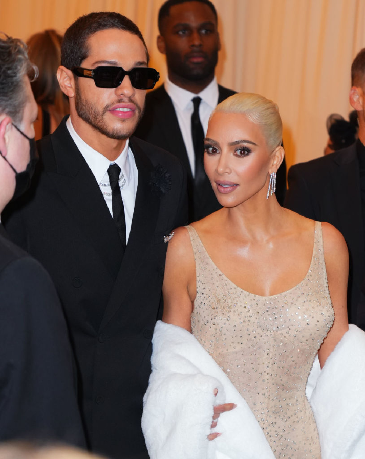 Kim and Pete at the Met Gala, 2022.