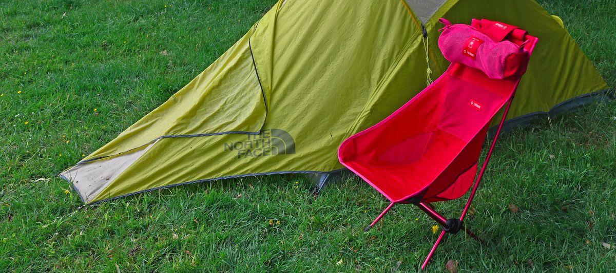 Helinox Chair Two and tent