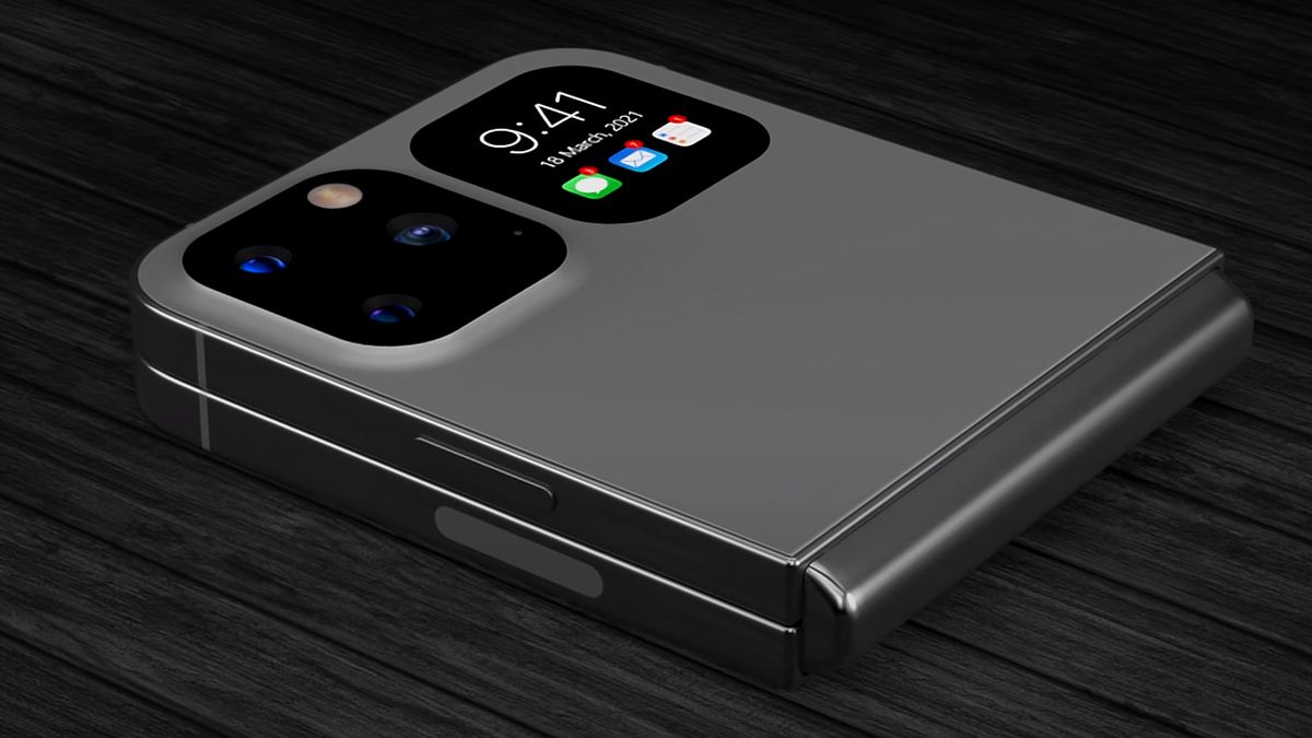 Stunning Iphone Flip Folding Phone Video Puts Samsung Galaxy Z Flip 2 In The Shade T3