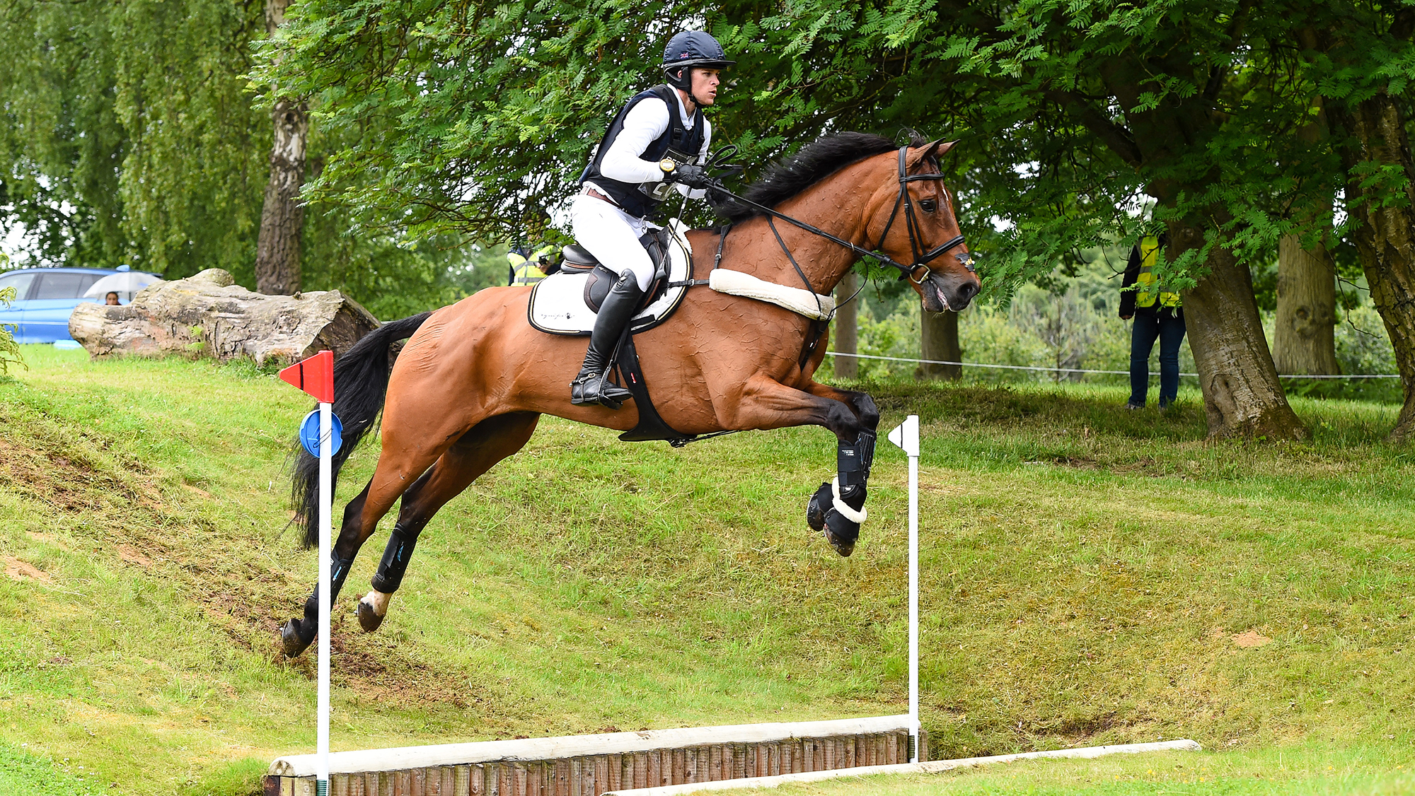 Sam Ecroyd and Boleybawn Lecrae on the way to 10th in the CCI4*-L at Bramham.