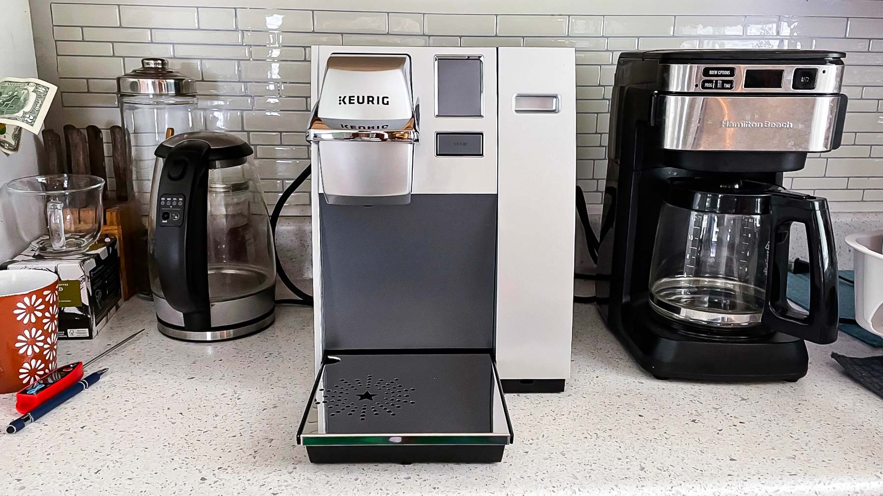 Keurig K2500 Plumbed Coffee Maker with Adapter