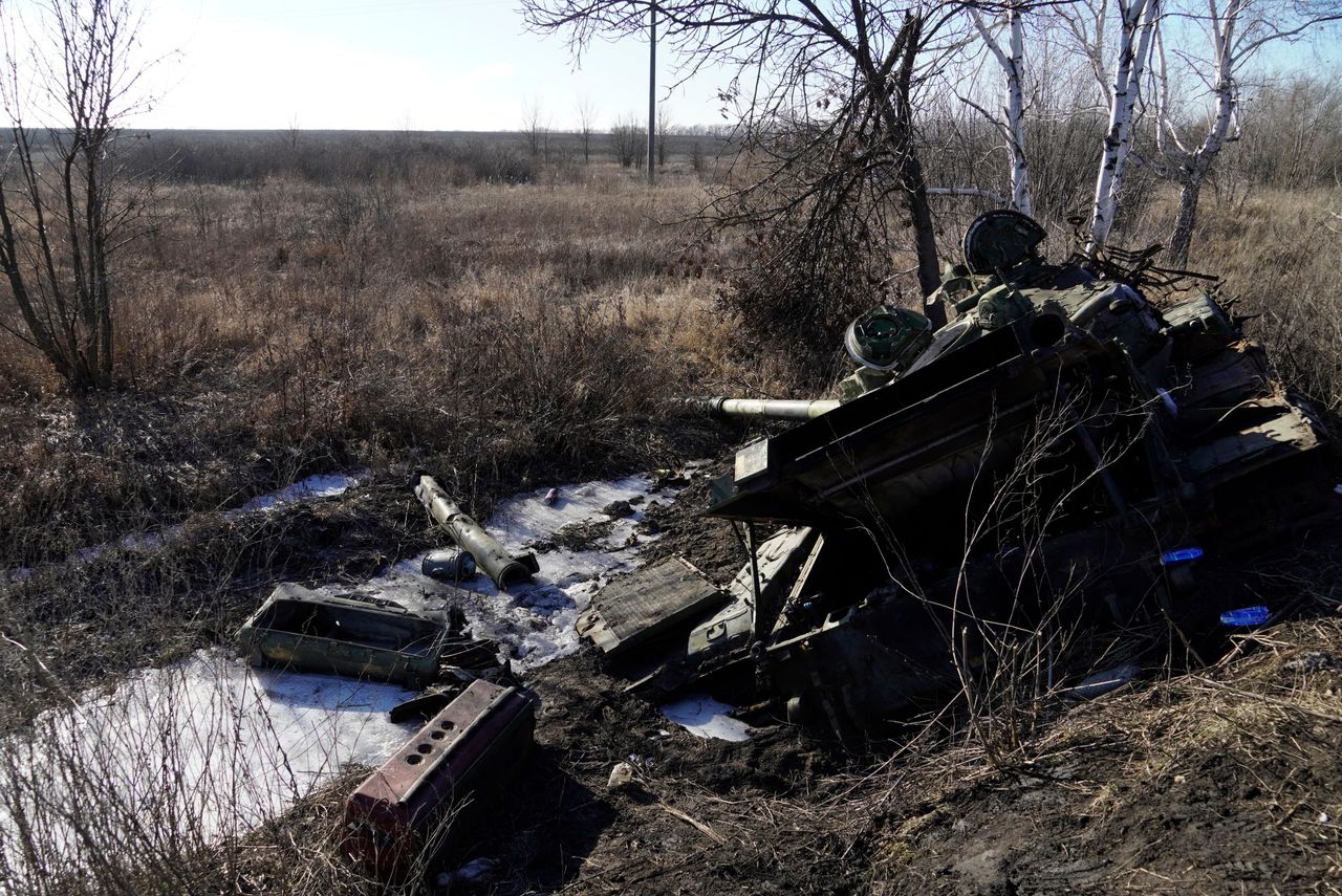 A tank in Ukraine