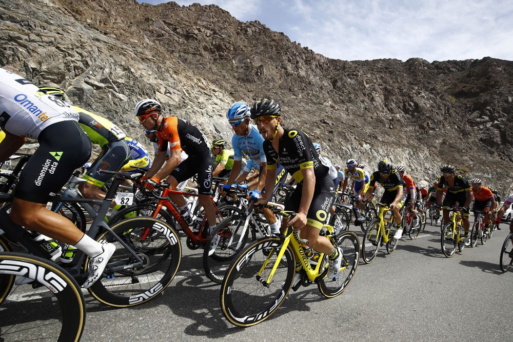 Sprinter Niccol&ograve; Bonifazio was happy to stay in the bunch