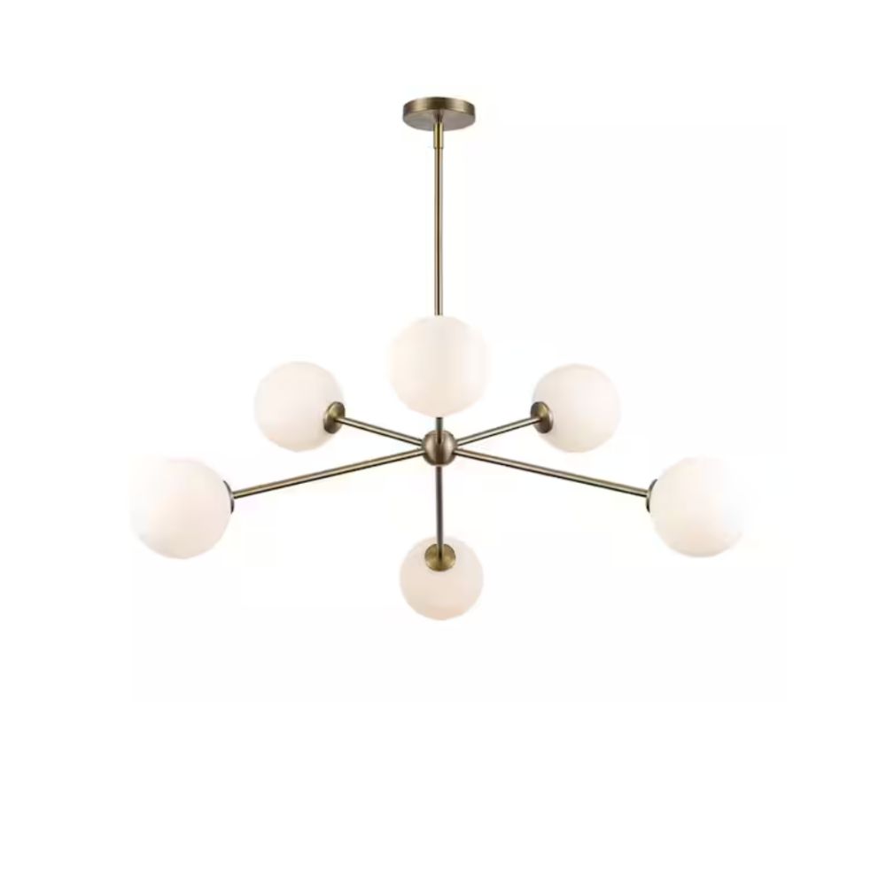 modern ceiling light with globe shades