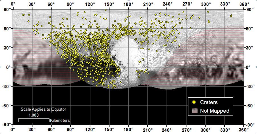 Pluto Crater Counts