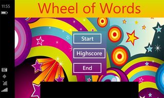 Wheel of Words Menu