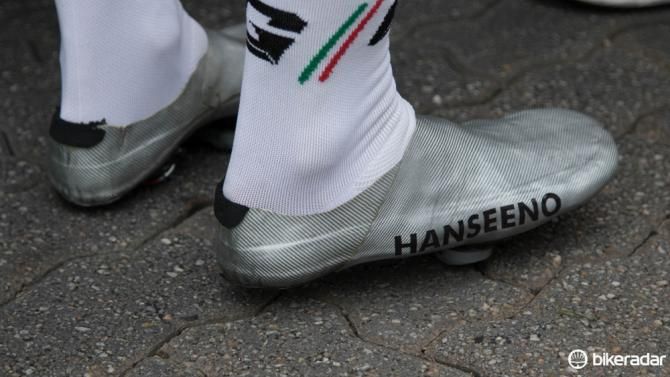 What's a WorldTour shoe gallery without Adam Hansen's own creations - Hanseeno