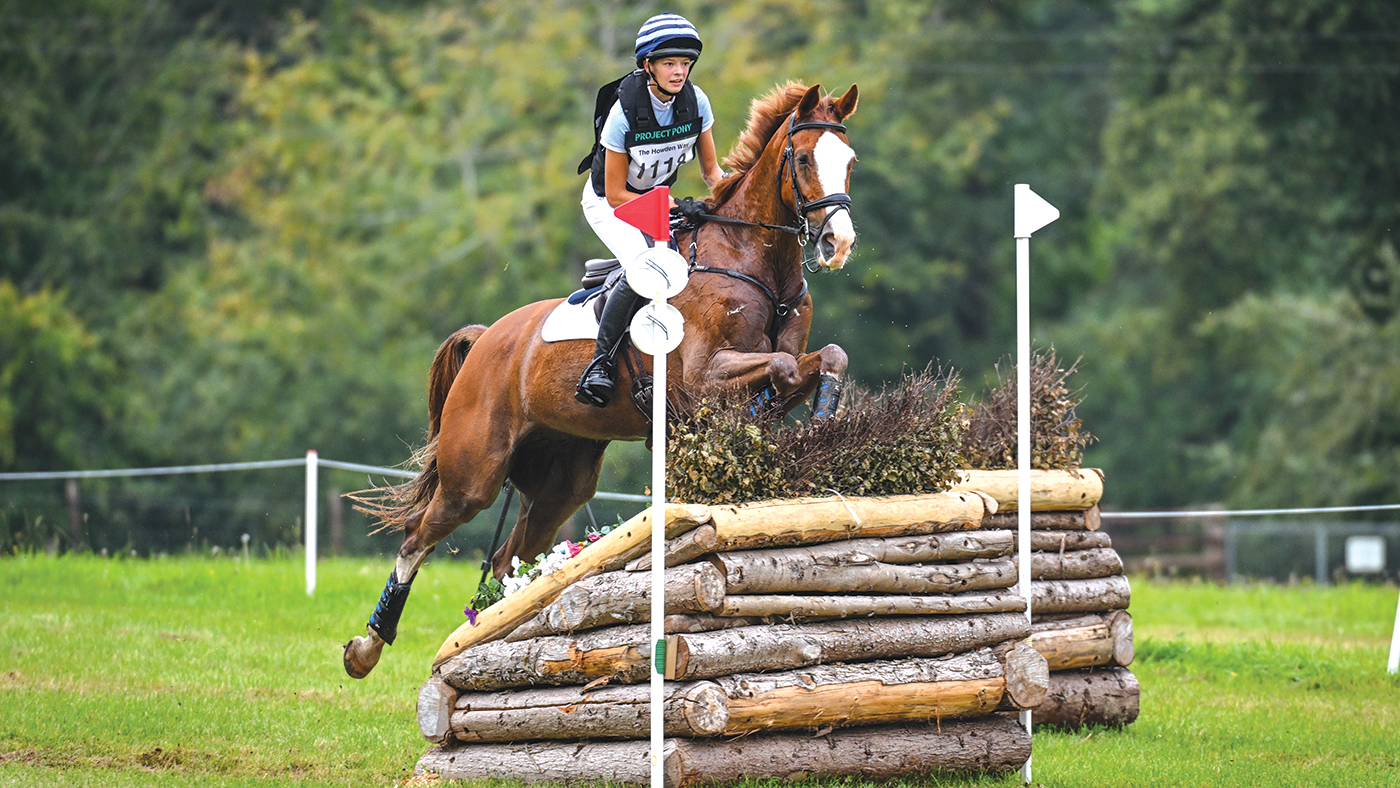 Dargun, the former ride of Emily King, is to retire from eventing. Here Dargun is pictured with his current owner Elizabeth Barratt.