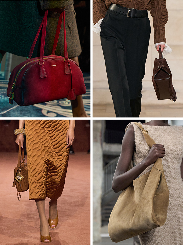 Fall/winter 2025 bag trends: Suede