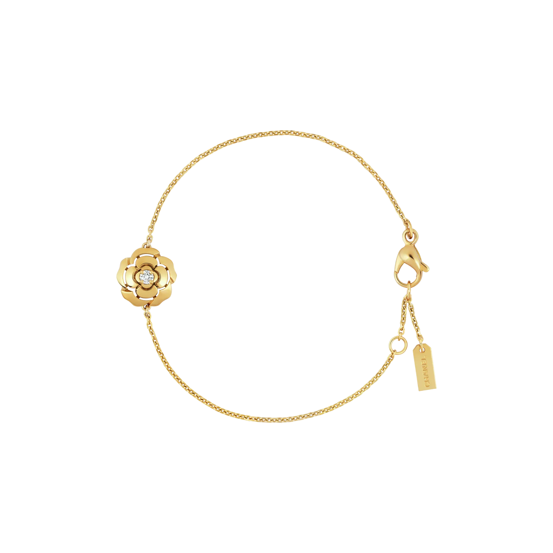 Chanel, Extrait de Camélia Bracelet in 18K Yellow Gold