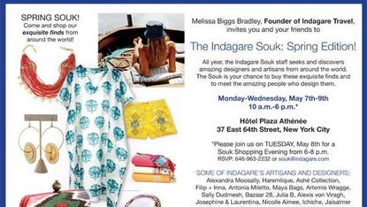 indagare souk spring edition event in new york may 7 to 9