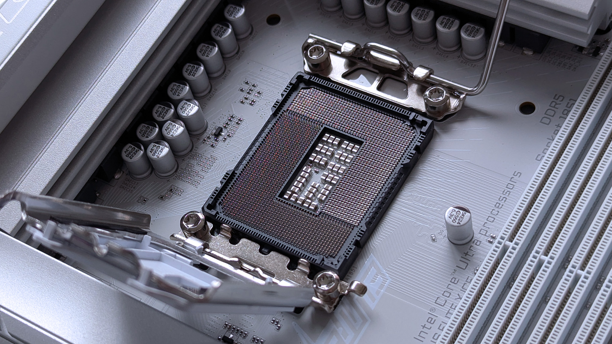 LGA 1851 socket in a Gigabyte motherboard