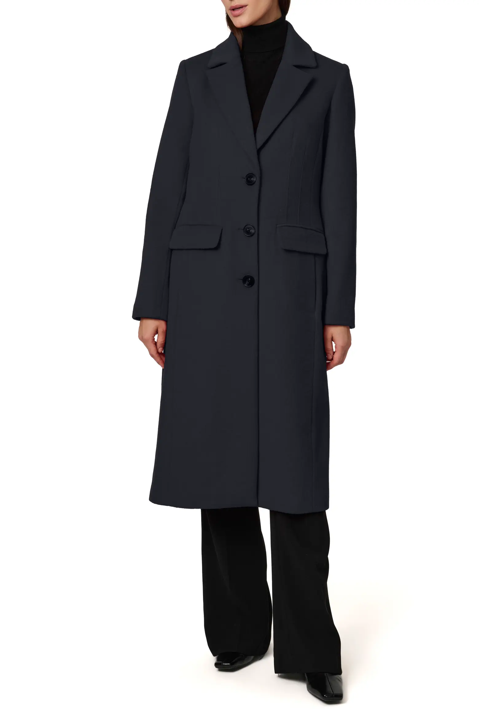 Bernardo, Structured Wool Blend Coat (Was $250)