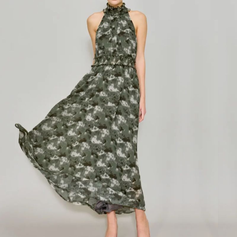 floral maxi dress